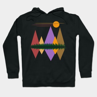 Moon Over The Mountains #1 Hoodie